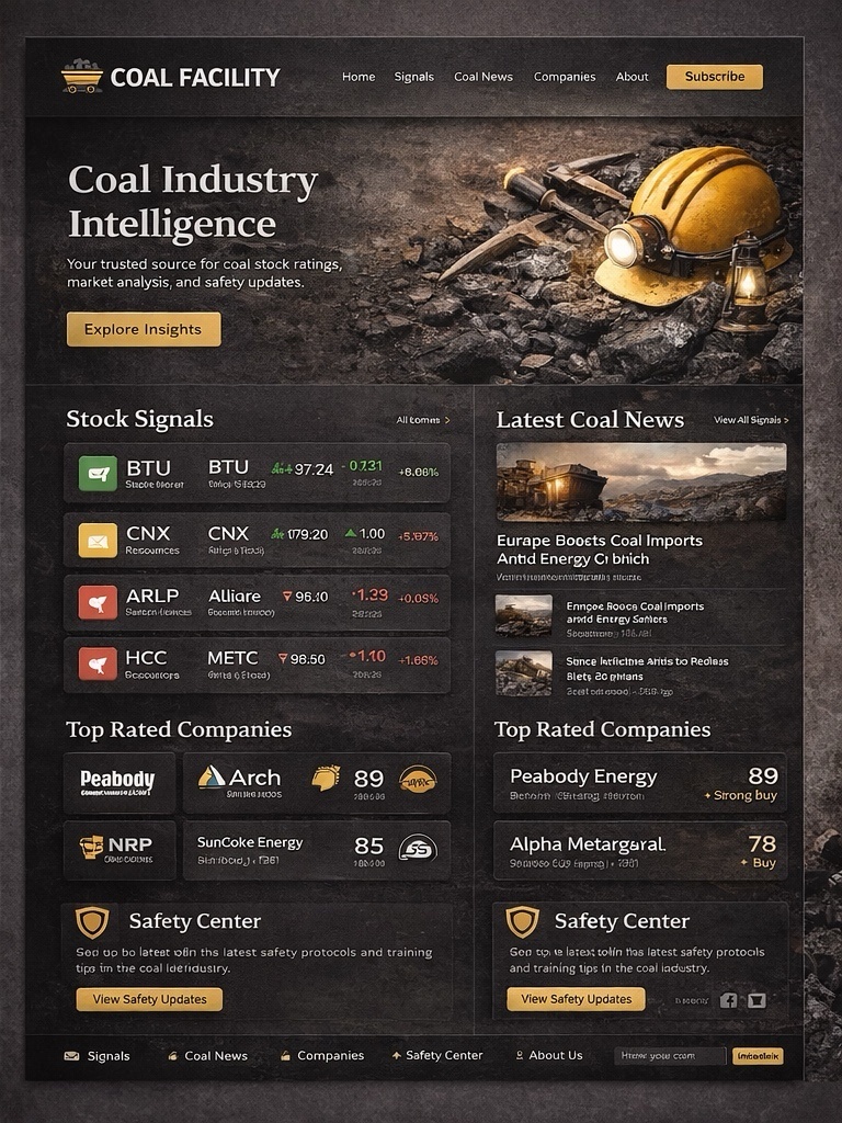Coal Facility - Coal Industry Intelligence and Updates